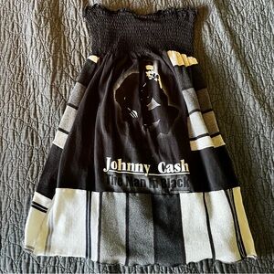 Johnny Cash Hand Maid Strapless Dress